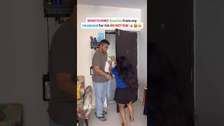 Snatching FOOD 🍔For Husband’s 😳REACTION 😂🤣😂 YtShorts shorts [upl. by Yrreb586]