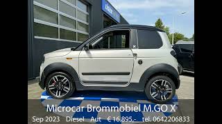 Microcar MGO X 45km Brommobiel LigierAixam [upl. by Cleopatra]