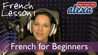 Learn French with Alexa Polidoro Free French Lesson 1 [upl. by Eicnahc]