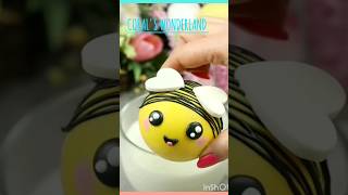 HONEY LATTE BEE BOMBlatte coca honeybee coffeetime chocolatebomb honeycomb milkshakerecipe🐝 [upl. by Yt]