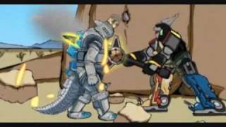 Mechagodzilla Vs Megazord [upl. by Boesch]