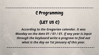 Acc to the Gregorian calendar it was Monday on the date 01  01  01  let us c  coding machine [upl. by Tirb]