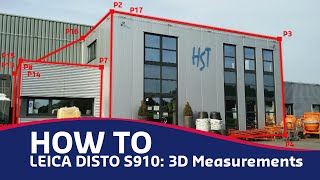 Leica Disto S910 3D Measurements [upl. by Rozele]