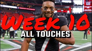 Bijan Robinson Week 10 All Touches [upl. by Araik579]