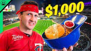 1000 BallPark Food Challenge USA Stadium Food [upl. by Yllehs900]