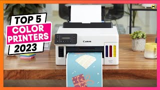 5 Best Color Printer 2023 For Home Use All in One amp Color Laser Printer [upl. by Nyltac]