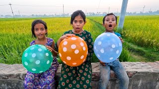 Outdoor Fun with Balloons🎈 amp learn colors for kids I kids Episode202 [upl. by Anaed]