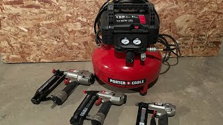 Testing Out My New Porter Cable Air Compressor [upl. by Norvil]