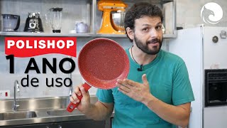 Panela Sauté Grand 24cm Polishop FlavorStone  Revisão da Harpyja  1 Ano de uso [upl. by Areek]