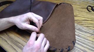 A Leather Edge Lacing Tutorial [upl. by Hsiwhem458]