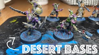 Quick n Easy Desert Bases for Warhammer Minis [upl. by Owena]