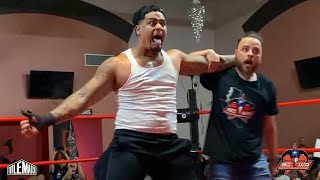 Zilla Fatu Son of Umaga Destroys Everyone in GCWA Wrestling Debut with Jacob Fatu [upl. by Halliday857]