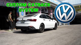 2024 VW JETTA GLI Best Exhaust Sound MK7 RIP GTI STRAIGHT PIPE CATBACK [upl. by Onihc]