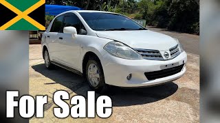 2011 White Nissan Tiida For Sale in Manchester Jamaica [upl. by Drofnelg]