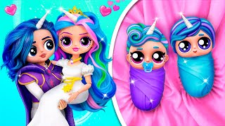 My Little Pony la Principessa Celestia ha delle Bambine 31 Lavoretti Faidate per le LOL OMG [upl. by Notniuq906]