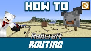 Railcraft  Routing Tickets and How to use Switch motor Minecraft 1710  Bear Games How To [upl. by Teodora]