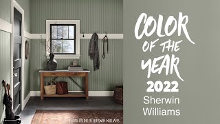 Color of the Year 2022 Sherwin Williams [upl. by Amrita348]