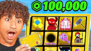 Upgrading SUBSCRIBERS Accounts With 100000 In Blade Ball [upl. by Nanah748]