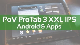 Point of View ProTab 3 XXL IPS closeup Software [upl. by Muhan]