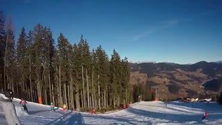 Wagrain Piste 38 Abfahrt Grafenberg [upl. by Ycnaf]