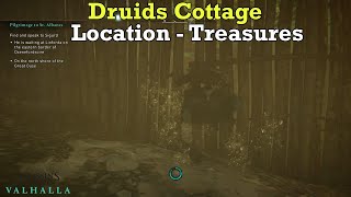 Assassin’s Creed Valhalla Druids Cottage Location  Treasures Gameplay [upl. by Hellene]