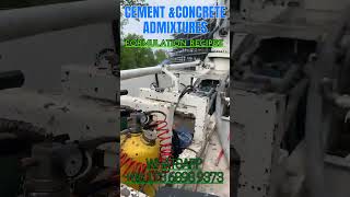 CEMENT AND CONCRETE ADMIXTURES FORMULATION RECIPEacceleratorplasticizeractivatorwaterproof [upl. by Freedman]