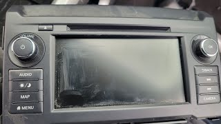 2019 Nissan Titan Radio Removal [upl. by Annmaria910]