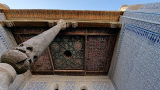 Hivenin En Güzel Sarayı Taş Avlu SarayıMost Beautiful Palace Of Khiva Tosh Hovli Palace [upl. by Brasca523]