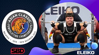 Asian Classic Powerlifting Championship 2023  Men 93kg Junior Platform 2 [upl. by Orme295]