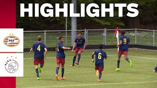 Screamer from Ugwu 🥵  Highlights PSV O17  Ajax O17 [upl. by Aihsenak]