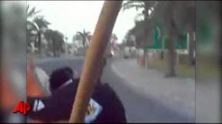 Raw Video Bahrain Protesters Fired Upon [upl. by Pete]