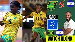 Jamaica vs El Salvador Live Stream  Central American amp Caribbean Games  Jamaica Reggae Girlz [upl. by Ahsiadal]