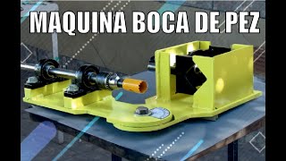 Maquina cortadora boca de pez  Proyecto Koenigsegg  Argentina [upl. by Holna]