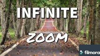 Easy InfiniteNonstop Zoom Effect  Filmora 9 Tutorial for Beginners [upl. by Ulrika]