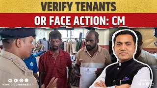 Verify Tenants Or Face Action Goa CMs Warning [upl. by Ahsar296]