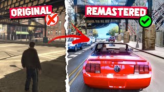 How To Remaster GTA 4 in 2024😍Best Ultra Realistic Graphics Mod For Low End PC [upl. by Zelda519]