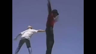 Macaulay Culkin pushes Michael Jackson off diving board 1989 [upl. by Falda]