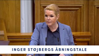 Inger Støjbergs åbningstale [upl. by Amsed]