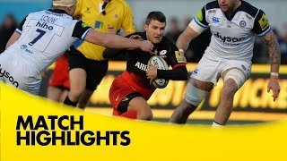 Saracens vs Bath  Aviva Premiership 201516 [upl. by Elayne633]