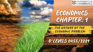 O Level GCSE amp IGCSE Economics I Chapter 1 I The Basic Economic Problem I 22810455 [upl. by Ready675]