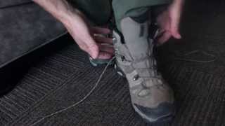 Quick Tip How to lace hiking boots for a secure fit [upl. by Neirb875]