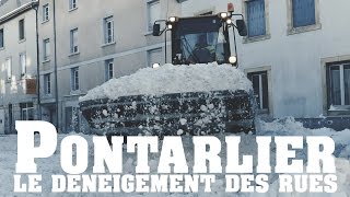 Pontarlier  déneigement en ville [upl. by Cardie]