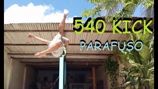 540 KICK  PARAFUSO  TUTORIAL [upl. by Anerres]