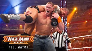 FULL MATCH — Batista vs John Cena — WWE Title Match WrestleMania XXVI [upl. by Eamanna725]