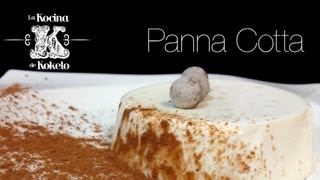 Panna Cotta Panacota Flan de nata koketo [upl. by Ecirtaeb497]