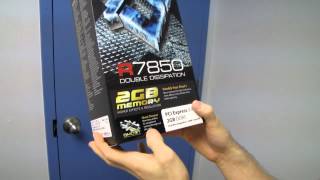 XFX Radeon HD 7850 Double D 2GB Gaming Video Card Unboxing amp First Look Linus Tech Tips [upl. by Aikemahs798]