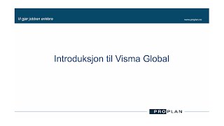 Visma Global  En kort introduksjon [upl. by Sukul712]