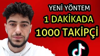 TİKTOK TAKİPÇİ HİLESİ  1 DAKİKADA 1000 TAKİPÇİ YENİ YÖNTEM 2024 [upl. by Oemac]