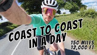 Coast to Coast in a DAY  Coast to Coast Cycle UK  Cycling  Hardknott Pass Climb  Ribble Bikes [upl. by Gypsie]