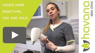 Laser Hair removal Training Full Face [upl. by Raimundo]